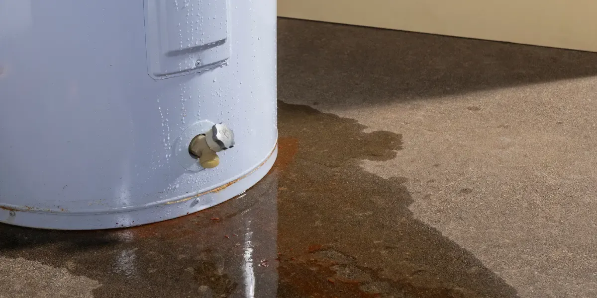 water heater leaking