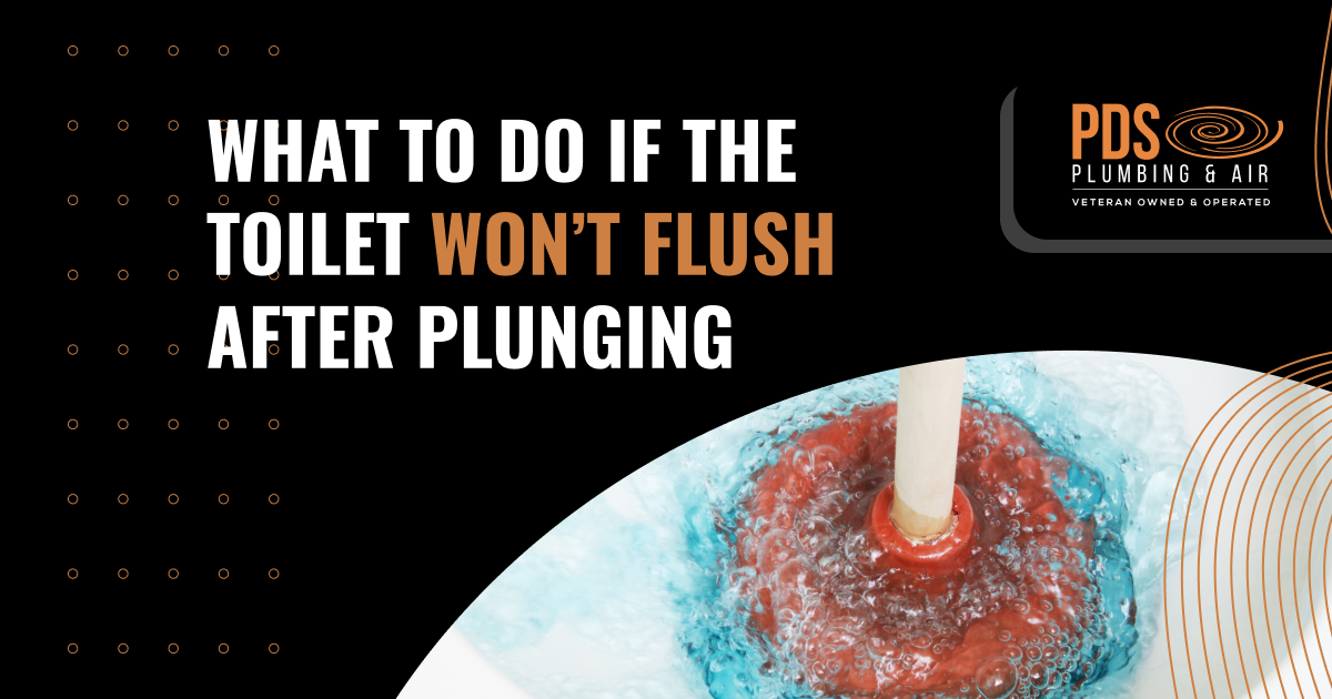 What To Do If the Toilet Won’t Flush After Plunging